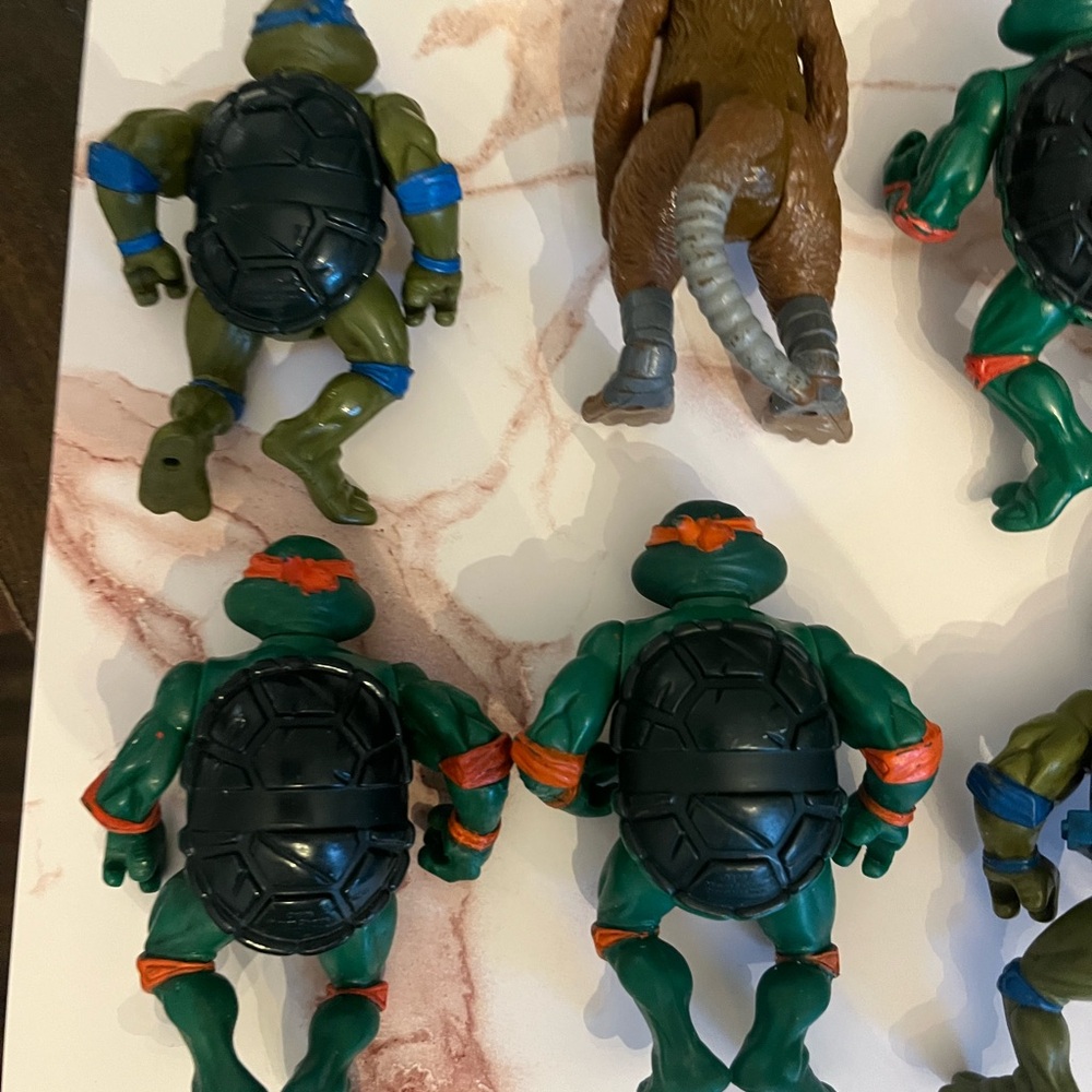 Vintage TMNT Action Figures 1988 1989 1992 Teenage Mutant Ninja Turtles - Picture 6 of 7
